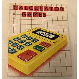 VINTAGE 1985 Calculator Games Math Calculator Tricks